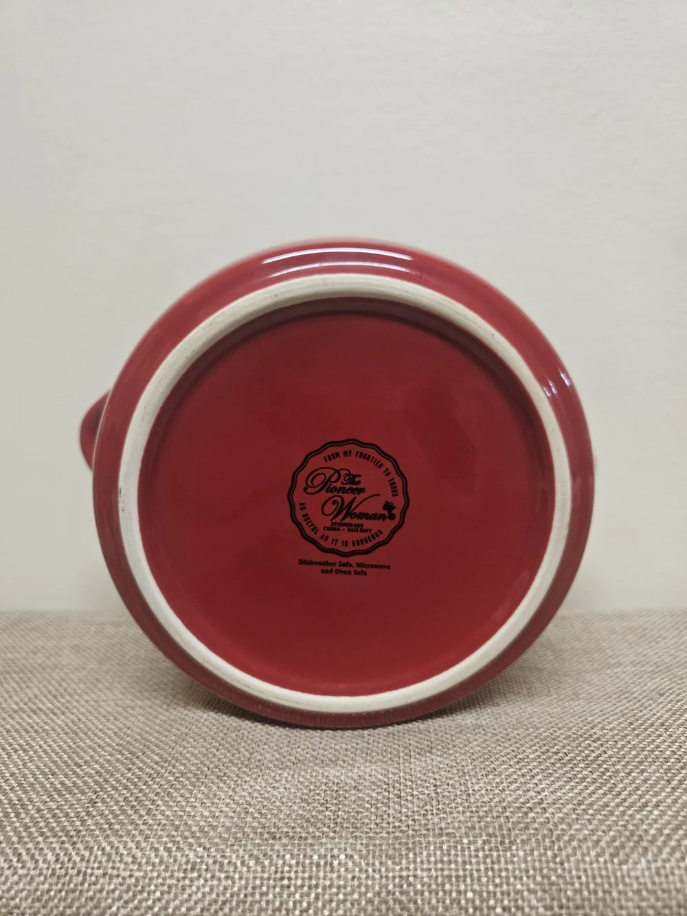 The Pioneer Woman Fancy Flourish Mini Casserole Dish with Lid - RED
